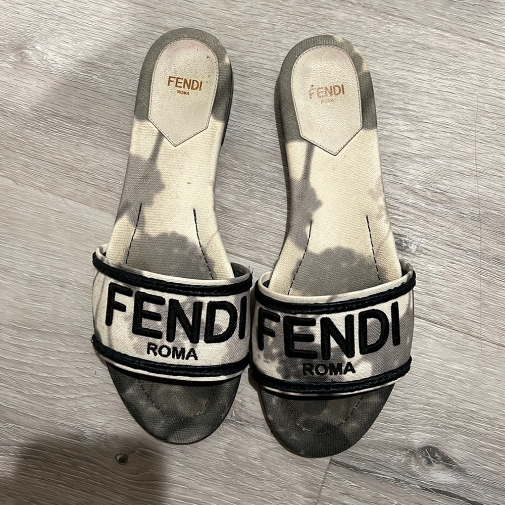 Authentic Fendi slides